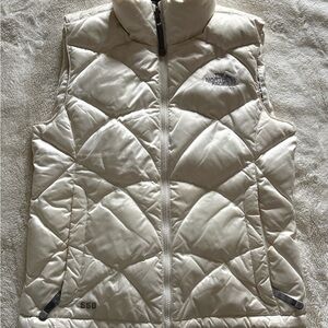 The North Face Women's Off-White Quilted Vest